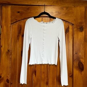 Abercrombie White Women's Top